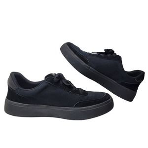 Kizik Unisex Adult Prague Black Canvas Suede Hands Free Sneakers Size M 7.5 W 9